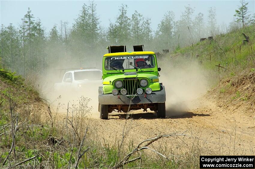 Mike Purzycki / Matt Wernette Jeep Scrambler on SS4, J5 South.