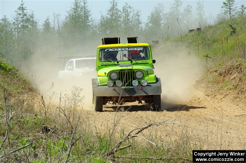 Mike Purzycki / Matt Wernette Jeep Scrambler on SS4, J5 South.