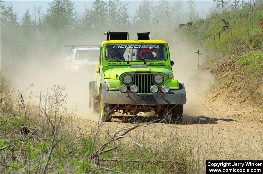 Mike Purzycki / Matt Wernette Jeep Scrambler on SS4, J5 South.