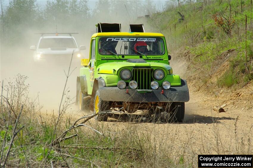 Mike Purzycki / Matt Wernette Jeep Scrambler on SS4, J5 South.