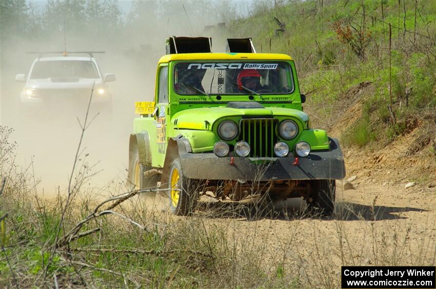 Mike Purzycki / Matt Wernette Jeep Scrambler on SS4, J5 South.