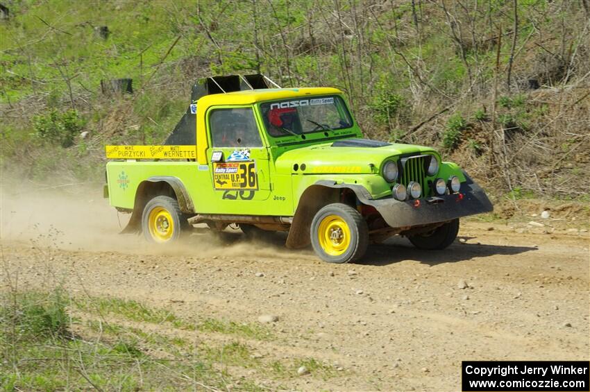 Mike Purzycki / Matt Wernette Jeep Scrambler on SS4, J5 South.