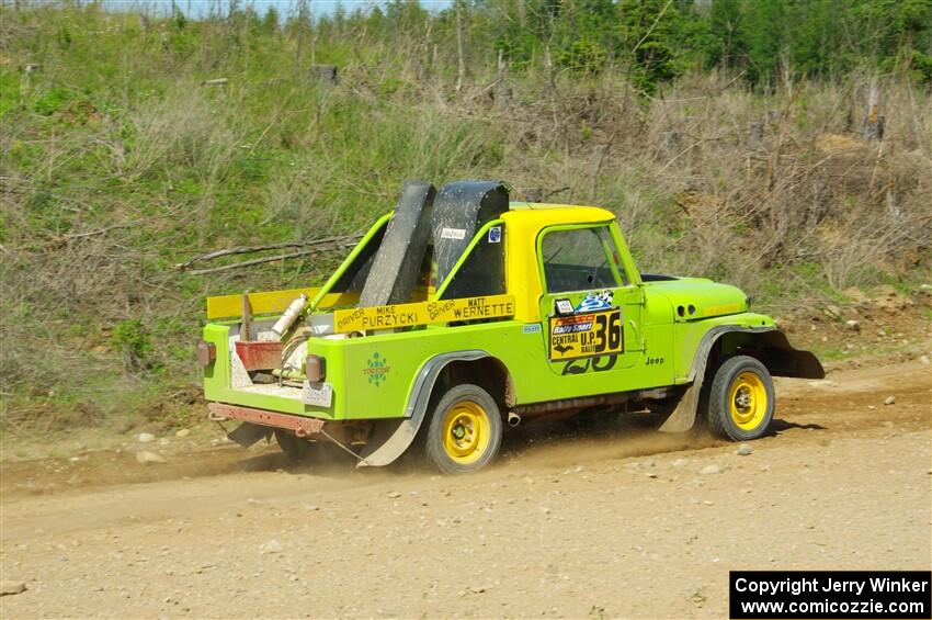 Mike Purzycki / Matt Wernette Jeep Scrambler on SS4, J5 South.