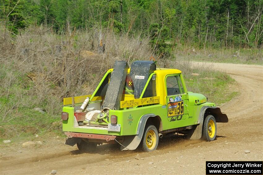 Mike Purzycki / Matt Wernette Jeep Scrambler on SS4, J5 South.