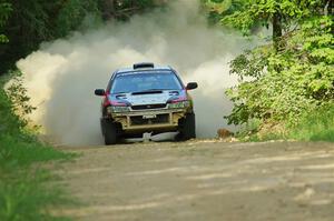 Chris Barribeau / Alex Ferencz Subaru Impreza RS on SS6, Hill Rd.