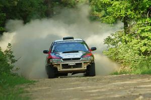 Chris Barribeau / Alex Ferencz Subaru Impreza RS on SS6, Hill Rd.