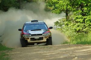 Chris Barribeau / Alex Ferencz Subaru Impreza RS on SS6, Hill Rd.