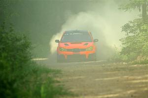 Mike Engle / Morgan Engle Subaru WRX on SS6, Hill Rd.