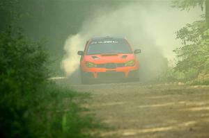 Mike Engle / Morgan Engle Subaru WRX on SS6, Hill Rd.