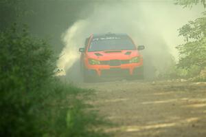 Mike Engle / Morgan Engle Subaru WRX on SS6, Hill Rd.