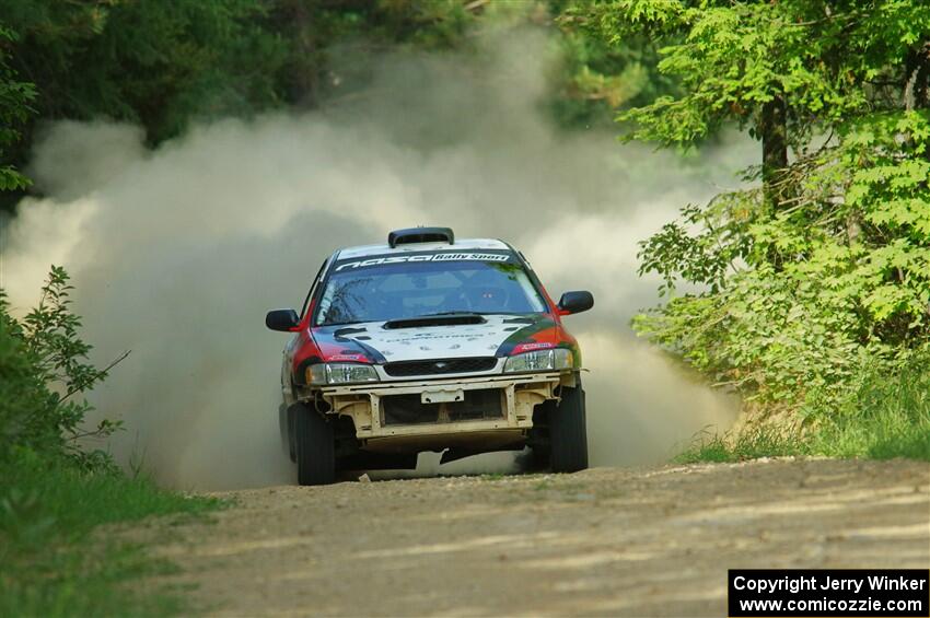 Chris Barribeau / Alex Ferencz Subaru Impreza RS on SS6, Hill Rd.