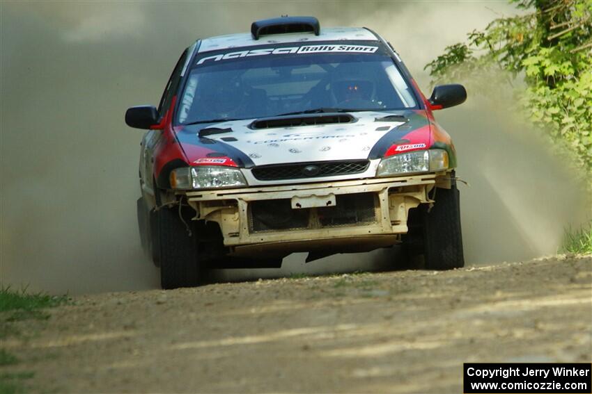 Chris Barribeau / Alex Ferencz Subaru Impreza RS on SS6, Hill Rd.