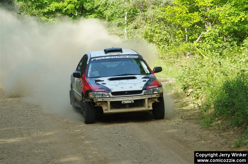 Chris Barribeau / Alex Ferencz Subaru Impreza RS on SS6, Hill Rd.