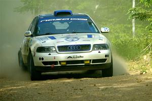 Tim Michel / Michelle Michel Audi A4 Quattro on SS6, Hill Rd.