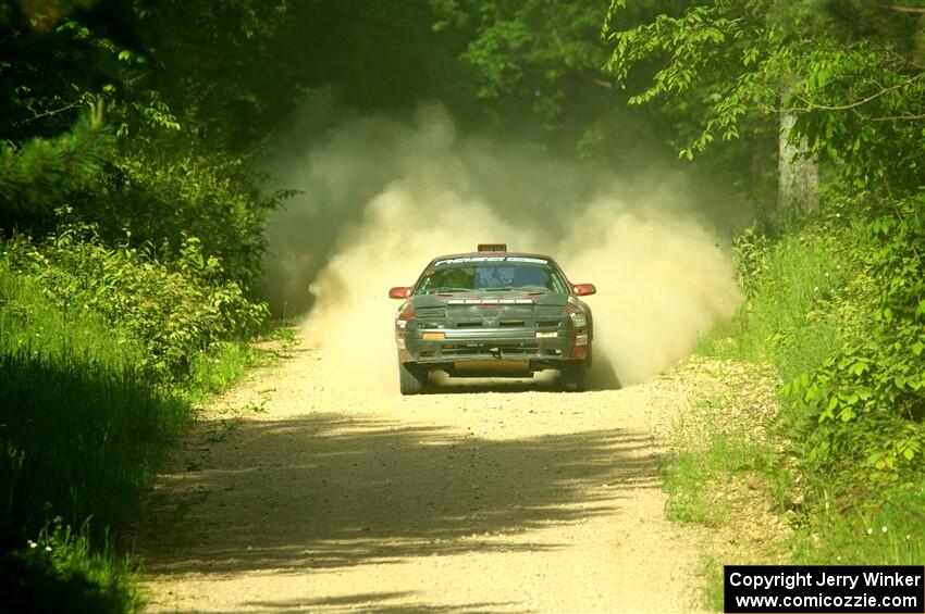 Al Dantes, Jr. / Keegan Helwig Mazda RX-7 LS on SS6, Hill Rd.