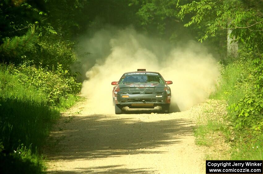 Al Dantes, Jr. / Keegan Helwig Mazda RX-7 LS on SS6, Hill Rd.