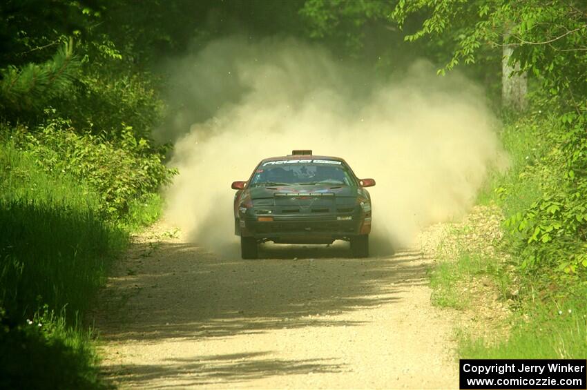 Al Dantes, Jr. / Keegan Helwig Mazda RX-7 LS on SS6, Hill Rd.