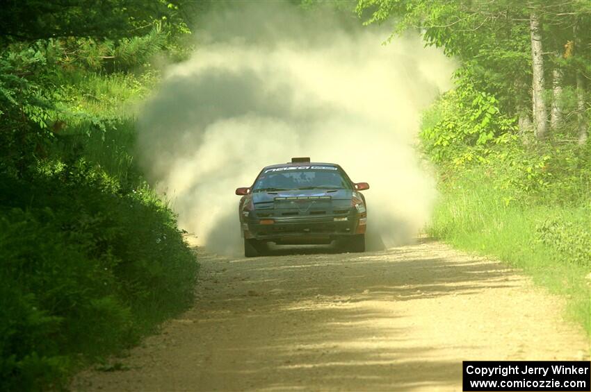 Al Dantes, Jr. / Keegan Helwig Mazda RX-7 LS on SS6, Hill Rd.