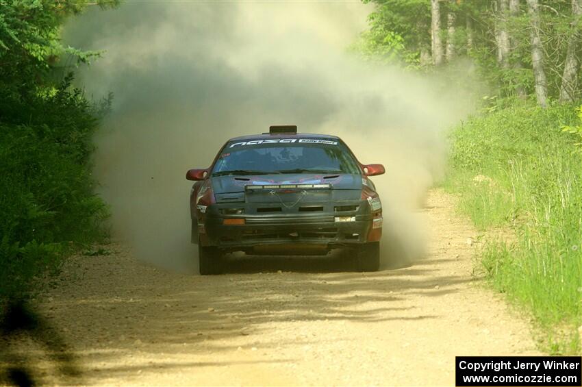 Al Dantes, Jr. / Keegan Helwig Mazda RX-7 LS on SS6, Hill Rd.