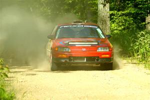 Sean Burke / Max Burke Honda CRX on SS6, Hill Rd.