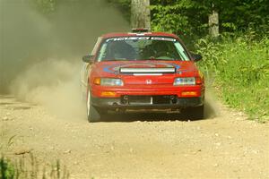 Sean Burke / Max Burke Honda CRX on SS6, Hill Rd.