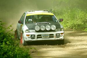 Aidan Hicks / John Hicks Subaru Impreza Wagon on SS6, Hill Rd.