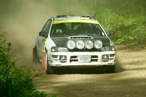 Aidan Hicks / John Hicks Subaru Impreza Wagon on SS6, Hill Rd.