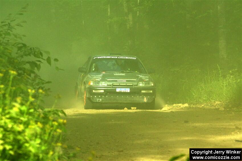 Nick Lyle / Kevin Dobrowolski Honda Civic Si on SS6, Hill Rd.