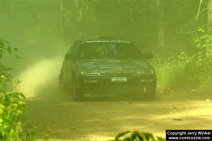 Nick Lyle / Kevin Dobrowolski Honda Civic Si on SS6, Hill Rd.