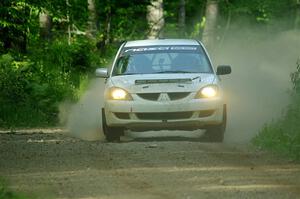 Andrew Bockheim / Salvatore LoPresti Mitsubishi Lancer on SS6, Hill Rd.