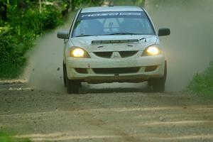 Andrew Bockheim / Salvatore LoPresti Mitsubishi Lancer on SS6, Hill Rd.