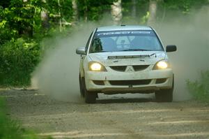 Andrew Bockheim / Salvatore LoPresti Mitsubishi Lancer on SS6, Hill Rd.