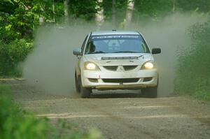 Andrew Bockheim / Salvatore LoPresti Mitsubishi Lancer on SS6, Hill Rd.