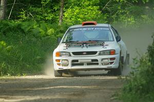 Richard Donovan / Greg Donovan Subaru Impreza on SS6, Hill Rd.