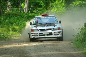 Richard Donovan / Greg Donovan Subaru Impreza on SS6, Hill Rd.