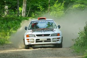 Richard Donovan / Greg Donovan Subaru Impreza on SS6, Hill Rd.