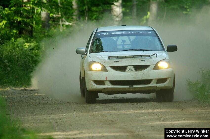 Andrew Bockheim / Salvatore LoPresti Mitsubishi Lancer on SS6, Hill Rd.