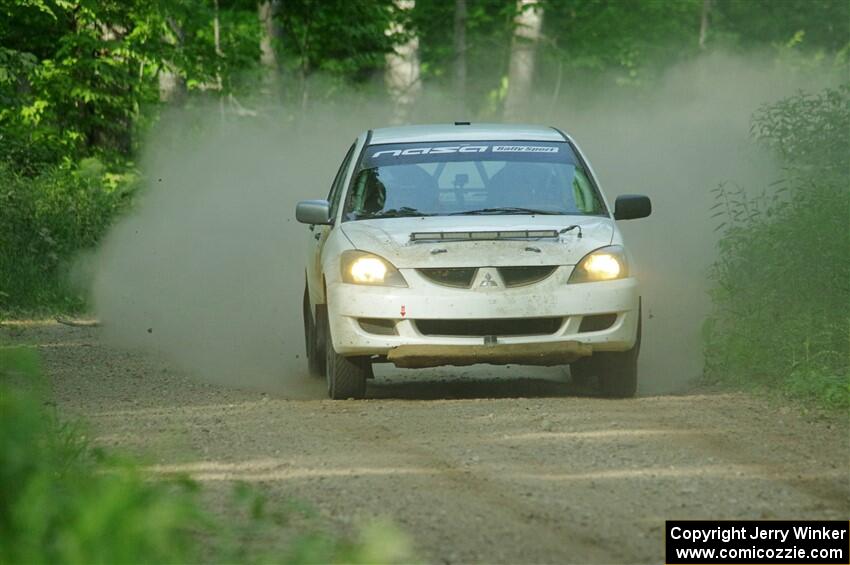 Andrew Bockheim / Salvatore LoPresti Mitsubishi Lancer on SS6, Hill Rd.