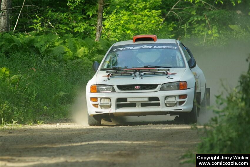 Richard Donovan / Greg Donovan Subaru Impreza on SS6, Hill Rd.