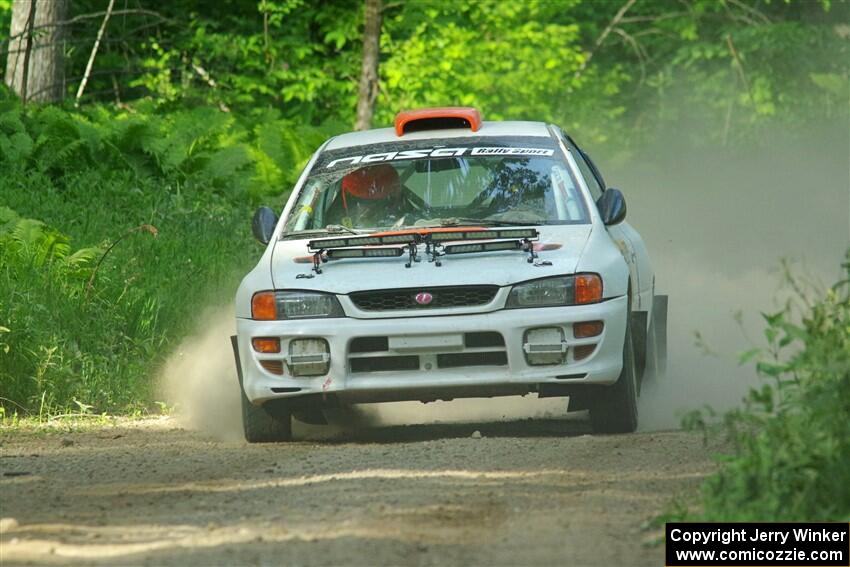 Richard Donovan / Greg Donovan Subaru Impreza on SS6, Hill Rd.