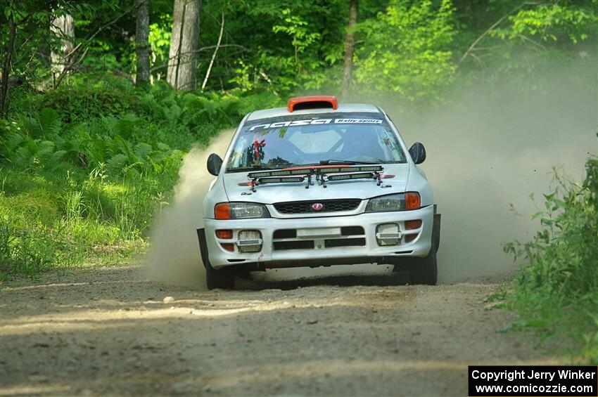 Richard Donovan / Greg Donovan Subaru Impreza on SS6, Hill Rd.