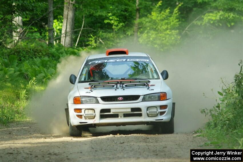 Richard Donovan / Greg Donovan Subaru Impreza on SS6, Hill Rd.