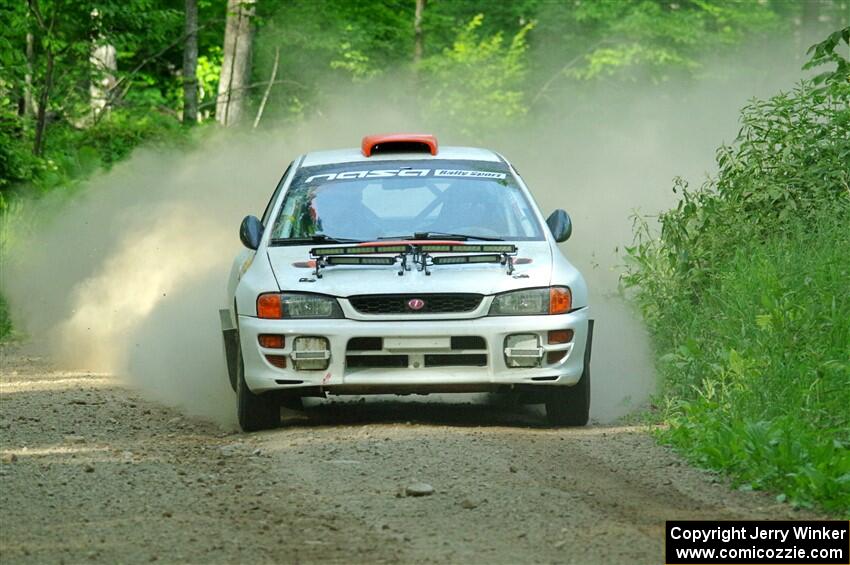 Richard Donovan / Greg Donovan Subaru Impreza on SS6, Hill Rd.