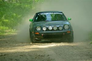 John Gusmano's Mazda RX-7 on SS6, Hill Rd.