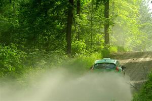 Eric Dieterich / Jake Wolfe Ford Fiesta on SS6, Hill Rd.