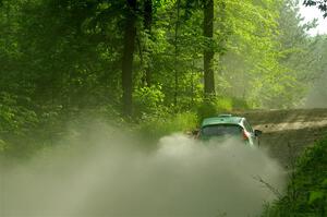 Eric Dieterich / Jake Wolfe Ford Fiesta on SS6, Hill Rd.