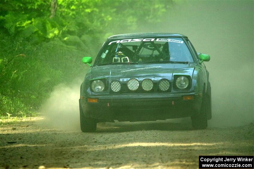 John Gusmano's Mazda RX-7 on SS6, Hill Rd.