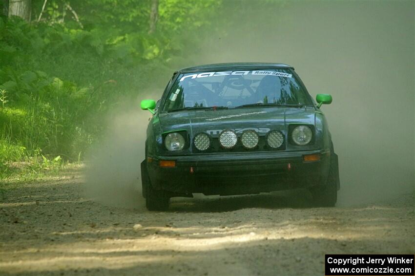 John Gusmano's Mazda RX-7 on SS6, Hill Rd.