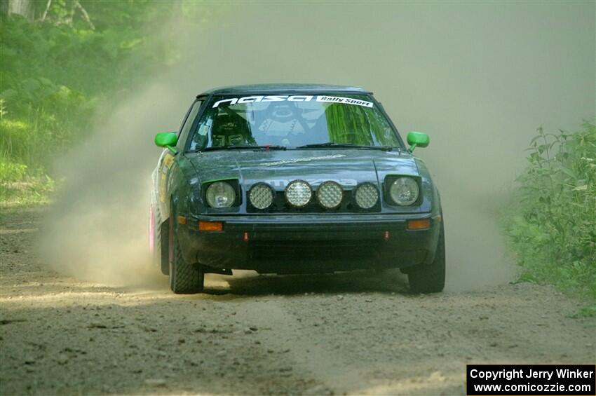 John Gusmano's Mazda RX-7 on SS6, Hill Rd.