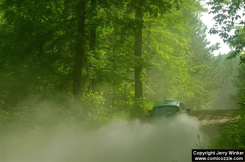 Eric Dieterich / Jake Wolfe Ford Fiesta on SS6, Hill Rd.